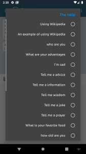 اسکرین شات 3 برنامه Talk to the talking robot Adam
