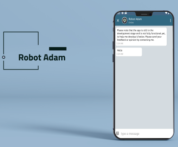 اسکرین شات 1 برنامه Talk to the talking robot Adam