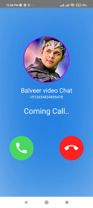 اسکرین شات برنامه Balveer Call Baal Veer Video Call and Fake Chat 5