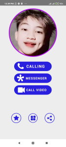 اسکرین شات برنامه Wahyu Kadeo Video Call and Fake Chat 4