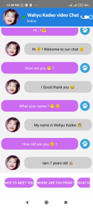 اسکرین شات برنامه Wahyu Kadeo Video Call and Fake Chat 3