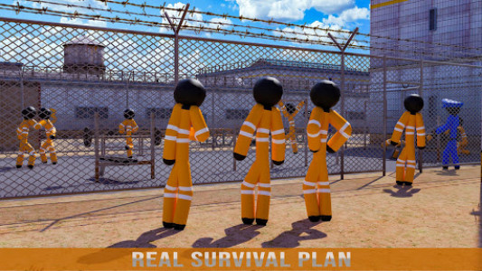 اسکرین شات برنامه Stickman Jail Escape Survival Stealth Mission 2