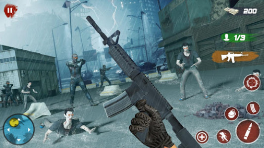 اسکرین شات برنامه City Zombie Dead Hunting Survival Shooting 8