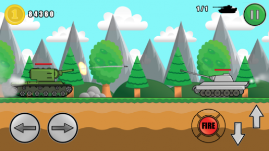 اسکرین شات بازی Tank Attack 2 | Tanks 2D | Tank battles 1