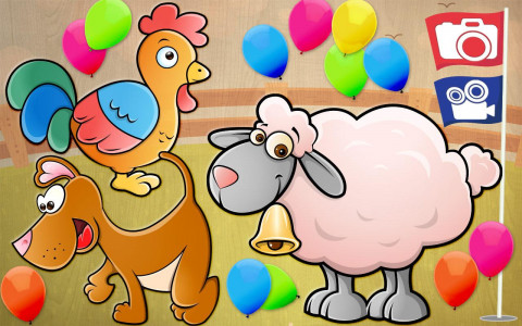 اسکرین شات بازی Toddler puzzles - Animal games 4