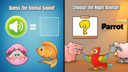 اسکرین شات 5 بازی Toddler puzzles - Animal games