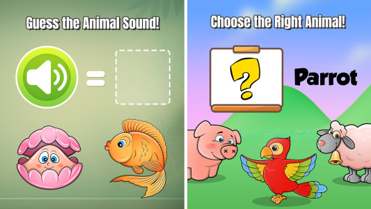 اسکرین شات 5 بازی Kids puzzle games. Animal game