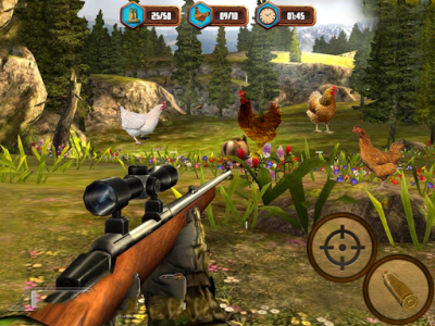 اسکرین شات برنامه Bird Hunting Chicken Shooting Aim Wild Hen Hunt 8