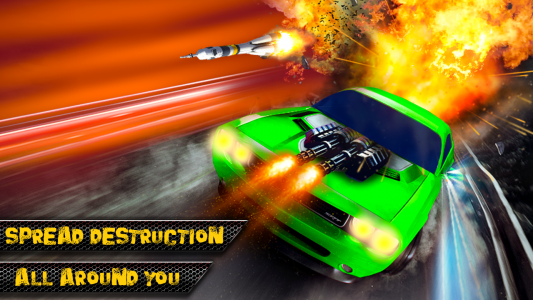 اسکرین شات برنامه Death Car Racing: Car Games 3