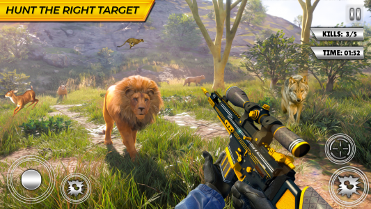 اسکرین شات بازی Wild Animal Hunting Games Gun 1