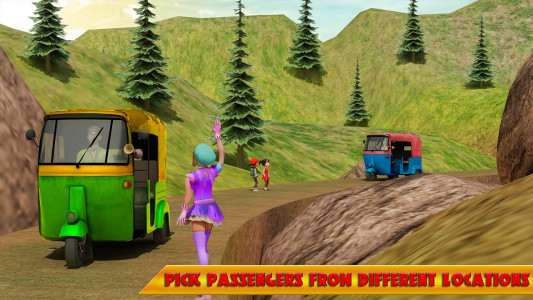 اسکرین شات برنامه Modern Tuk Tuk Rickshaw Games 2