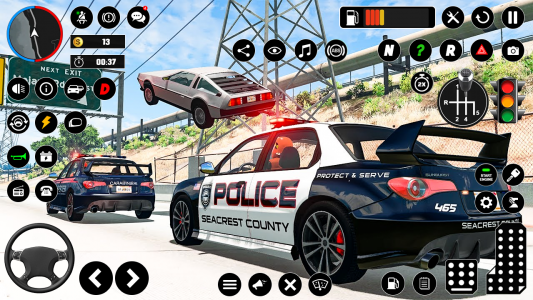 اسکرین شات بازی Police Chase Thief Car Games 1