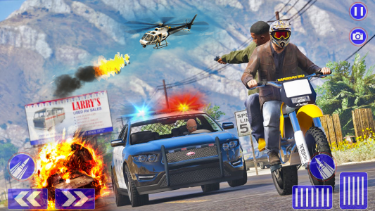 اسکرین شات بازی Police Chase Thief Car Games 2