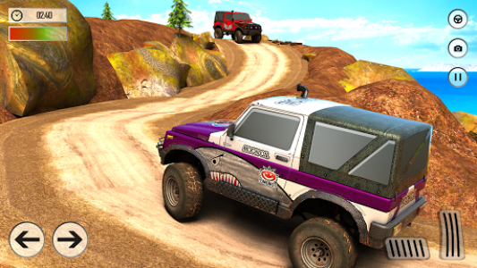 اسکرین شات برنامه Real Offroad Jeep 4X4 Driving Simulator Racing SUV 4
