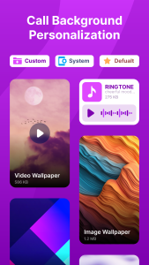 اسکرین شات 2 برنامه iCaller - Contacts Phone Call