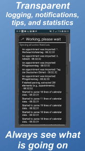 اسکرین شات برنامه CalendarSync - trial 7