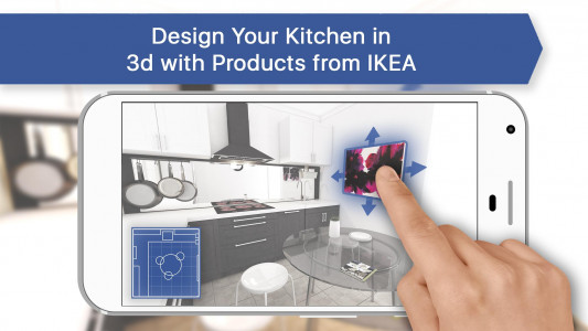 اسکرین شات برنامه Kitchen Design: 3D Planner 1