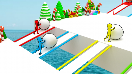 اسکرین شات بازی Snow Race 3D: Fun Racing 7