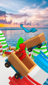 اسکرین شات بازی Snow Race 3D: Fun Racing 2