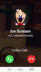 اسکرین شات بازی Ice Cream video call and chat 1