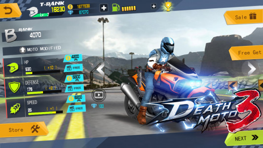 اسکرین شات بازی Death Moto 3 : Fighting  Rider 4