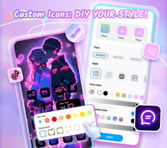 اسکرین شات 7 برنامه Themepack - App Icons, Widgets