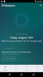 اسکرین شات برنامه Blossom - Smart Watering 1