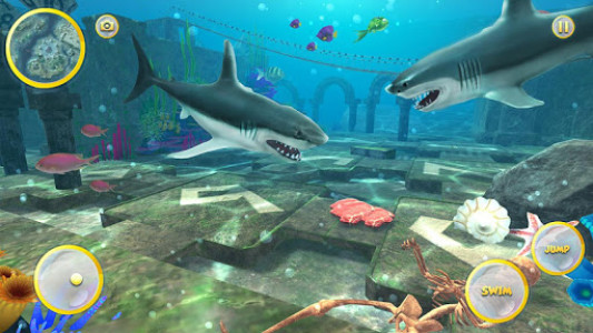 اسکرین شات بازی Life of Great White Shark: Megalodon Simulation 2