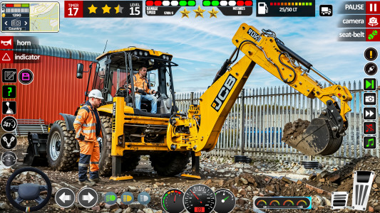 اسکرین شات 5 بازی مگا ساخت و ساز 3d jcb بازی