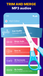 اسکرین شات برنامه MP3 Cutter & Audio Trimmer 2
