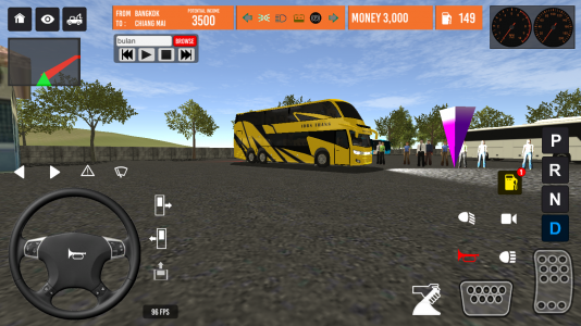 اسکرین شات بازی Thailand Bus Simulator 8