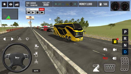 اسکرین شات 3 بازی Thailand Bus Simulator