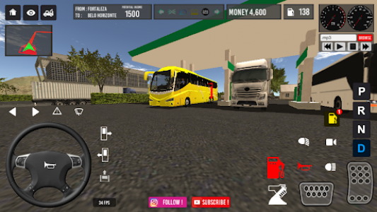 اسکرین شات بازی Brasil Bus Simulator 4