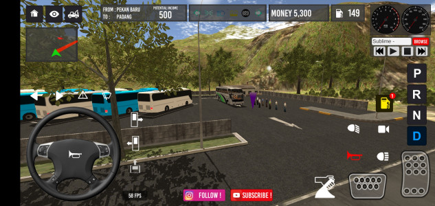 اسکرین شات 4 بازی IDBS Simulator Bus Sumatera