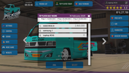 اسکرین شات 2 بازی IDBS Pickup Simulator