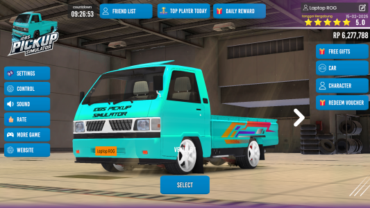 اسکرین شات 1 بازی IDBS Pickup Simulator