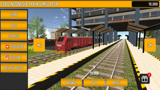 اسکرین شات بازی IDBS Indonesia Train Simulator 2