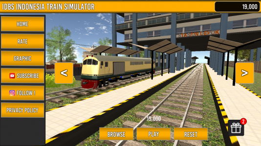 اسکرین شات بازی IDBS Indonesia Train Simulator 1