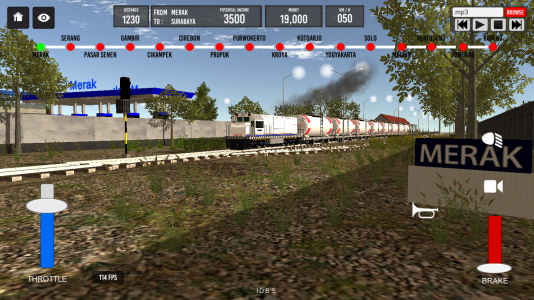 اسکرین شات بازی IDBS Indonesia Train Simulator 4