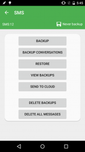 اسکرین شات 3 برنامه Super Backup & Restore