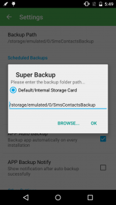 اسکرین شات 6 برنامه Super Backup & Restore