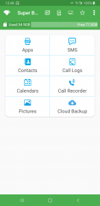 اسکرین شات برنامه Super Backup & Restore 1