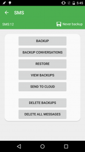 اسکرین شات برنامه Super Backup & Restore 3