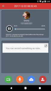 اسکرین شات برنامه Call Recorder 3