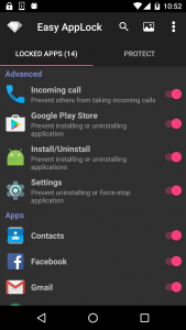 اسکرین شات 1 برنامه Easy AppLock &Hide Photo/Video
