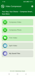اسکرین شات 1 برنامه Video Compressor &Video Cutter