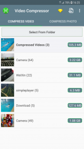 اسکرین شات برنامه Video Compressor &Video Cutter 1