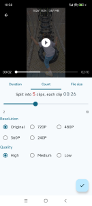 اسکرین شات برنامه EasySplit - Split & Trim Video 3