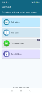 اسکرین شات برنامه EasySplit - Split & Trim Video 1