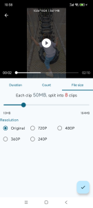 اسکرین شات برنامه EasySplit - Split & Trim Video 4